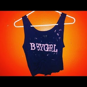 Babygirl Custom Tank Crop Top